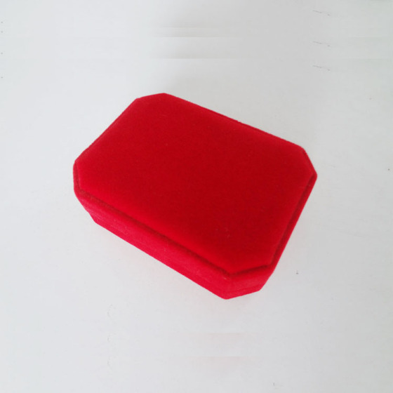 初彩首饰包装A2-003红色绒布吊坠盒