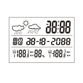 ST-2032 室外延长线温度计/室内温湿度天气预报芯片方案