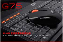 无线时尚超薄键鼠套装（G75）