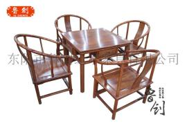 草龙茶桌定做红木家具价格、东阳木雕款式图、实木家具图片