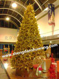 富达4至15米框架户外金色大型圣诞树