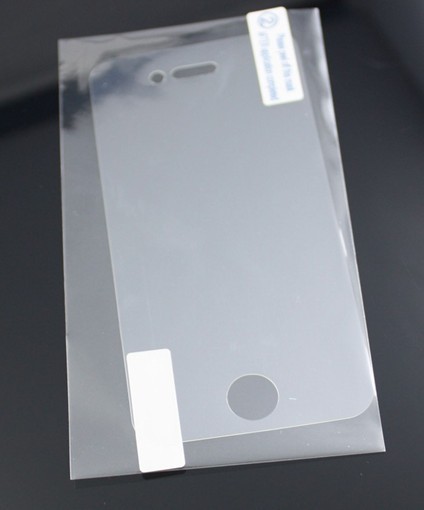 苹果iPhone 4S磨砂防指纹贴膜 苹果手机贴膜批发