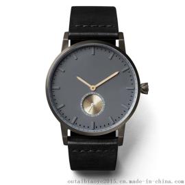 深圳手表厂家生产新款男士两针半手表